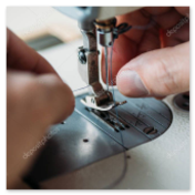 Ipari varrógép varrodai környezetben